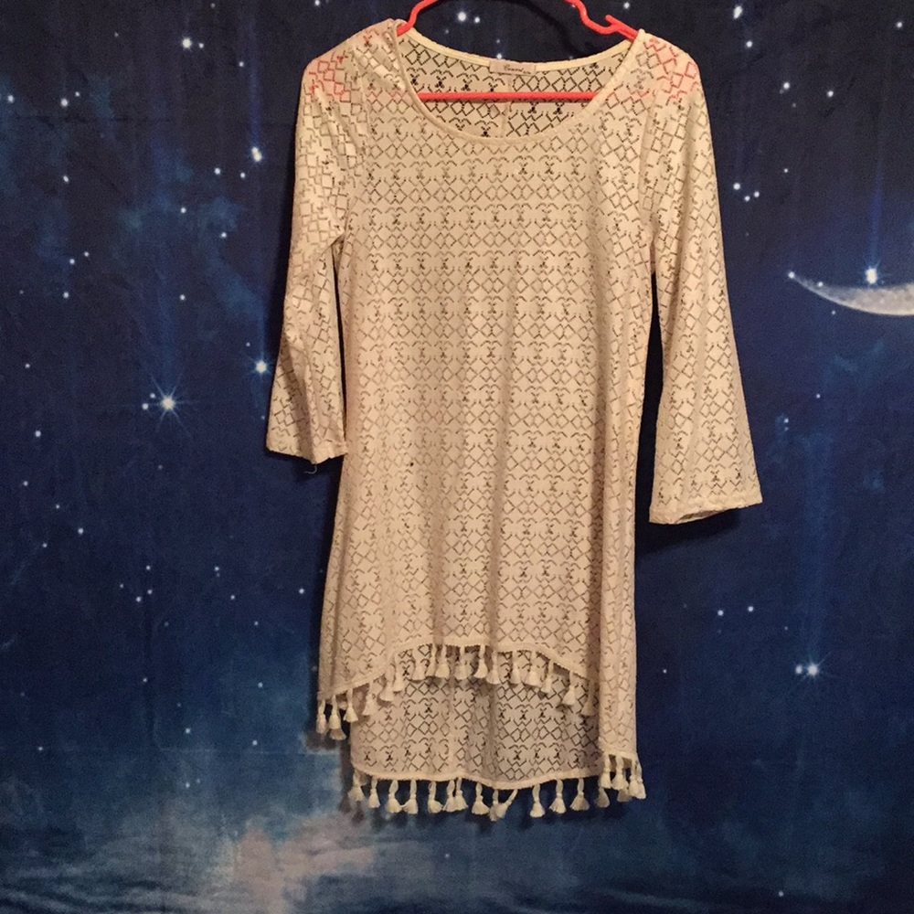 Cream blouse